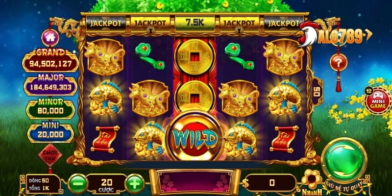 Cung Hỷ Phát Tài – Tựa Game Slot Mang Đến Vận May Cho Bạn Tại ALO789 2 Chế độ chơi thử miễn phí